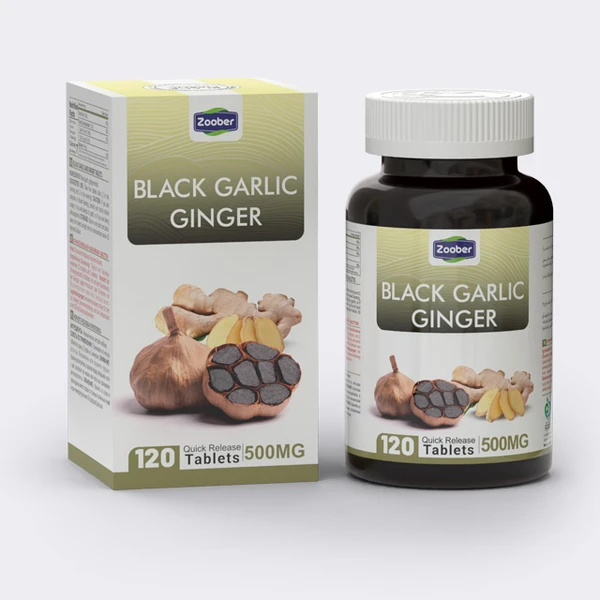 قرص سیر سیاه و زنجبیل زوبر